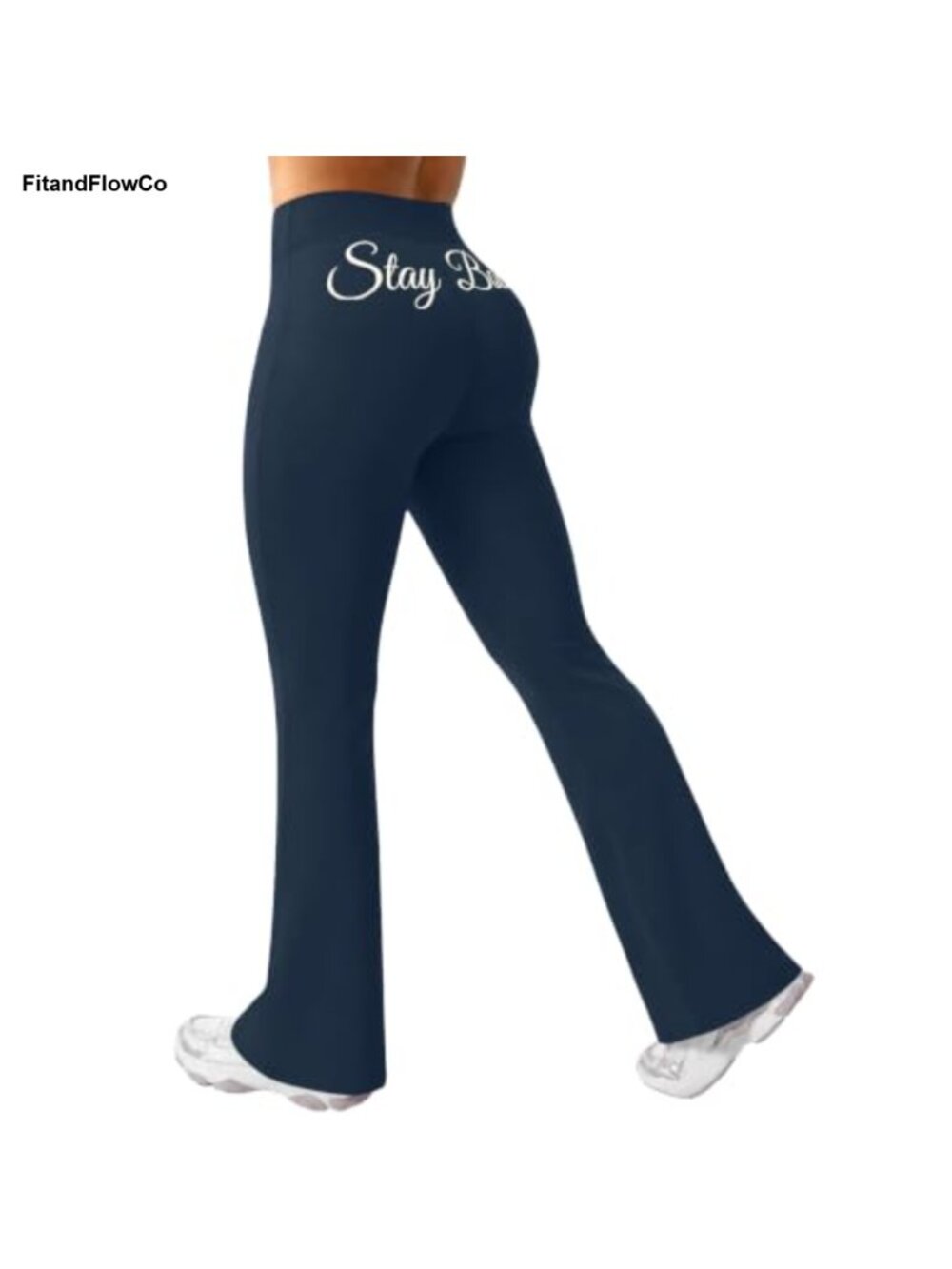AKEWEI Womens High Waist Flare Yoga Pants Micro-Flare Leggings